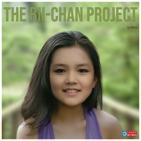 Young girl on a wooden bridge